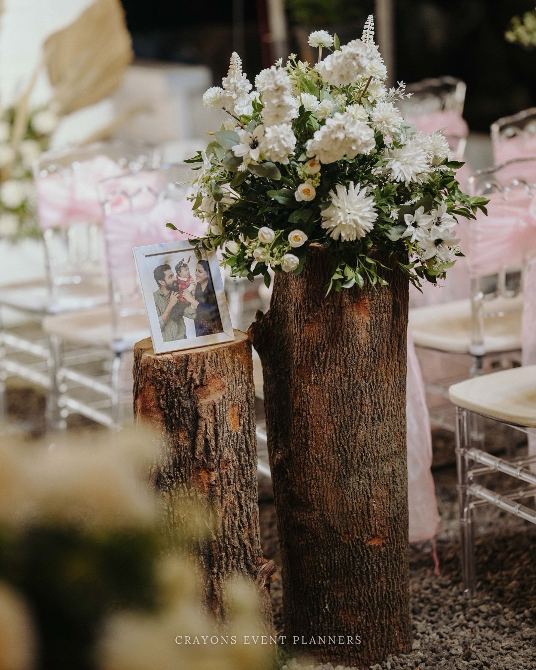 Celebration setting by Crayons Event Planners